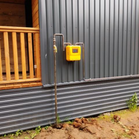 Газификация  частного дома в мкр-н. Воложка